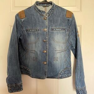 Antonio Milano denim jacket with shoulder and sleeve accents